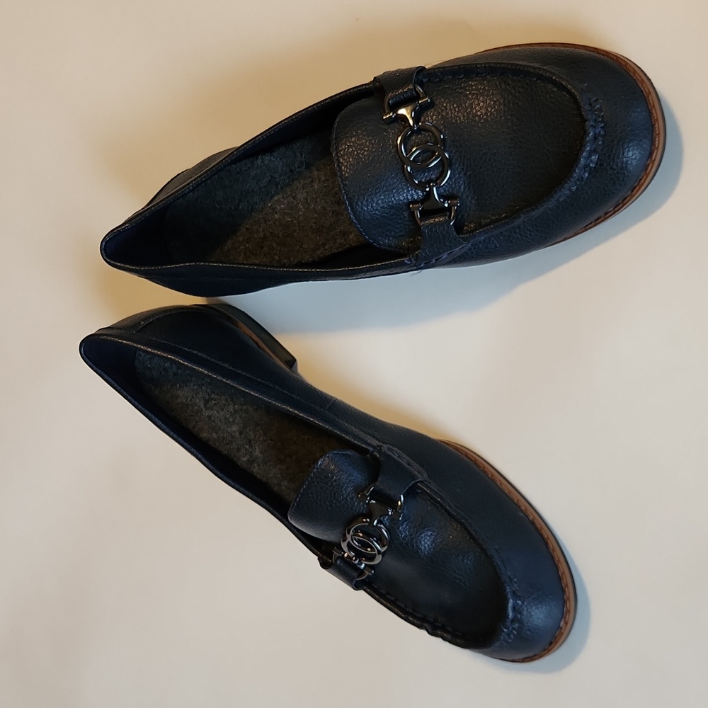 8 Bandolino loafers leather black